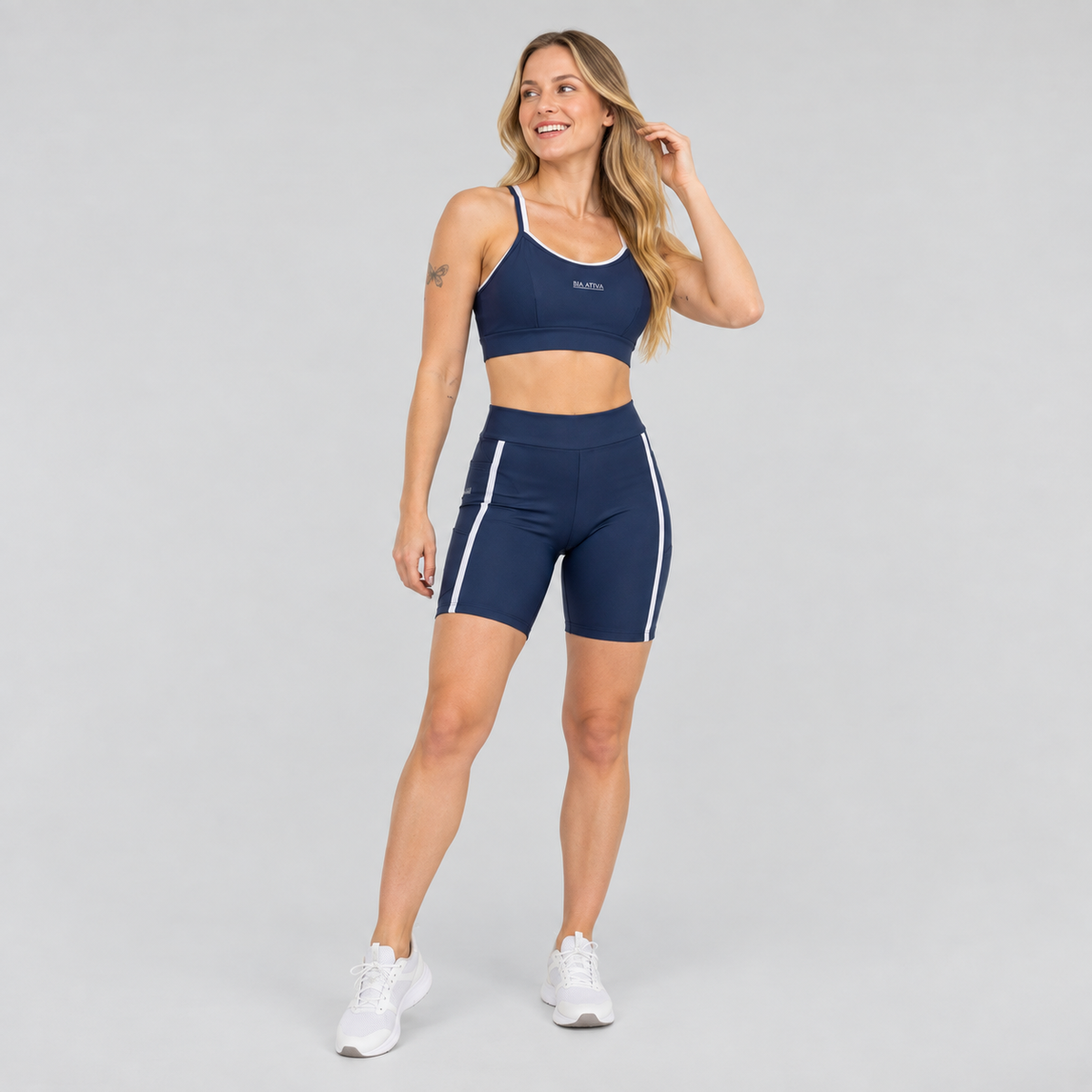 CONJUNTO FEMININO CANELADO STRIPE