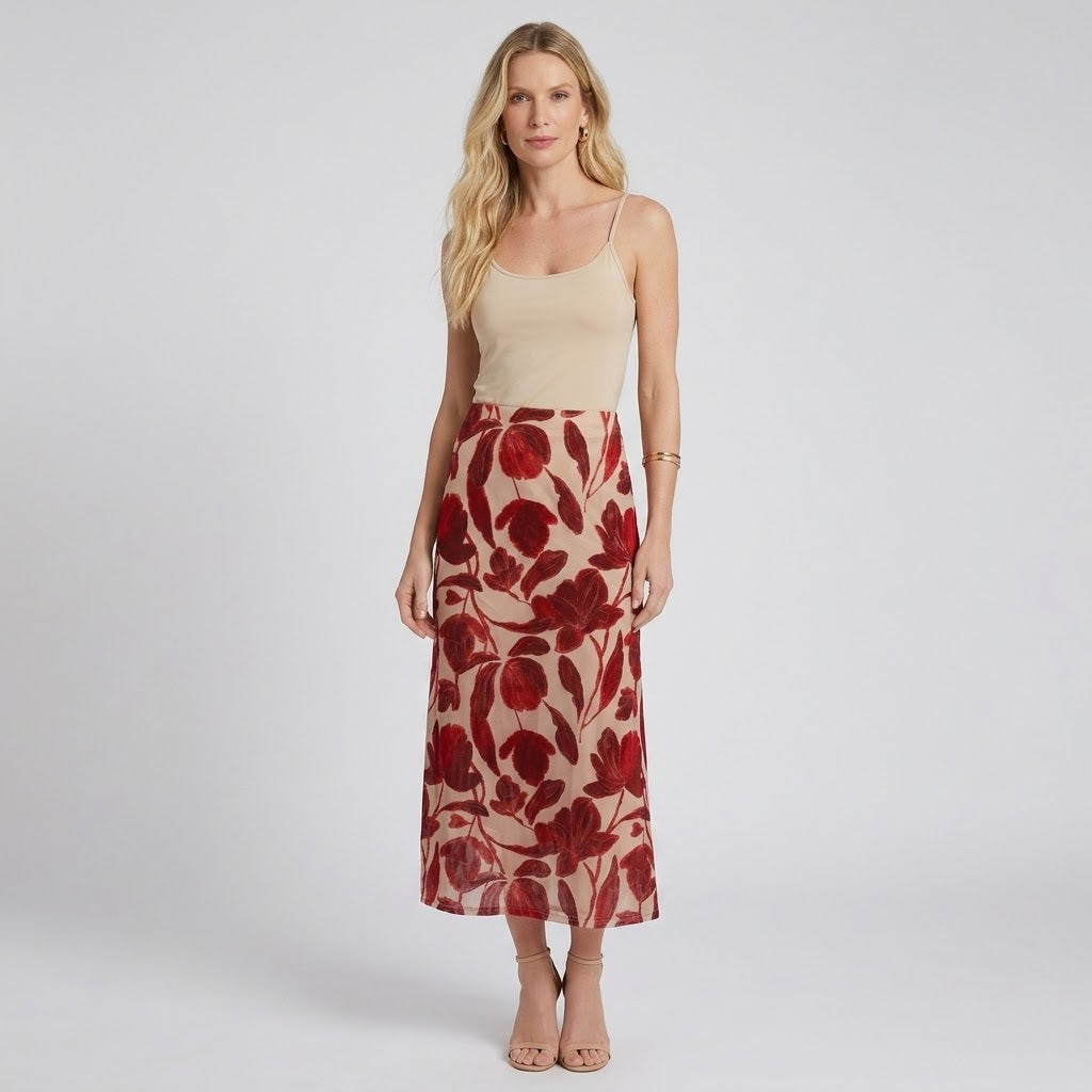 CONJUNTO FEMININO TULE ESTAMPADO