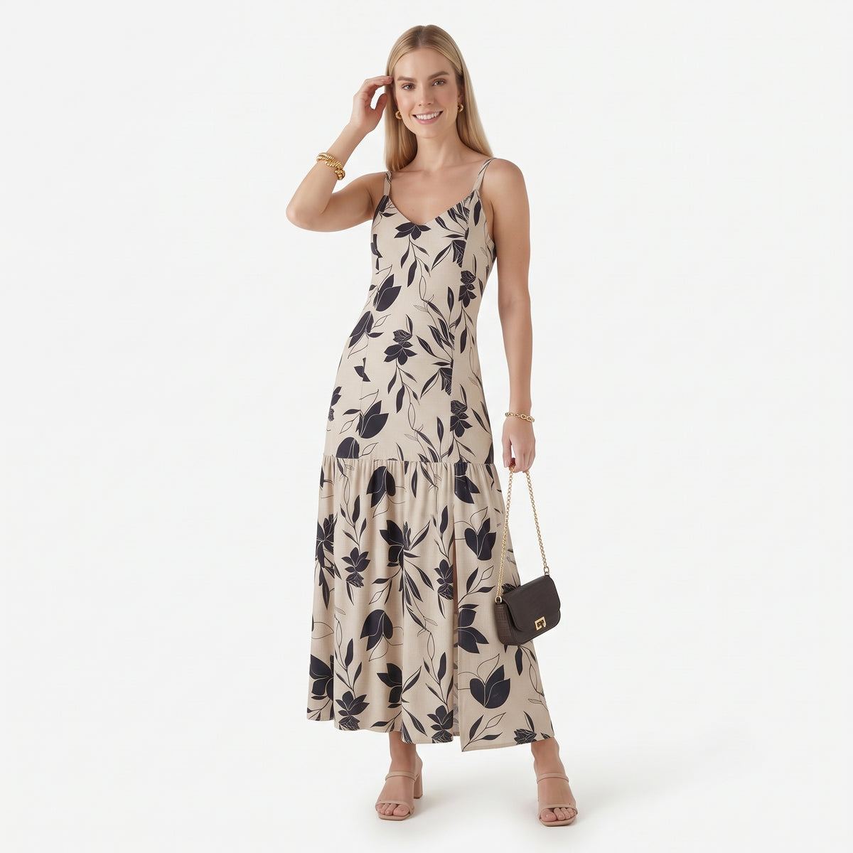 VESTIDO MAXI VISCOLYCRA