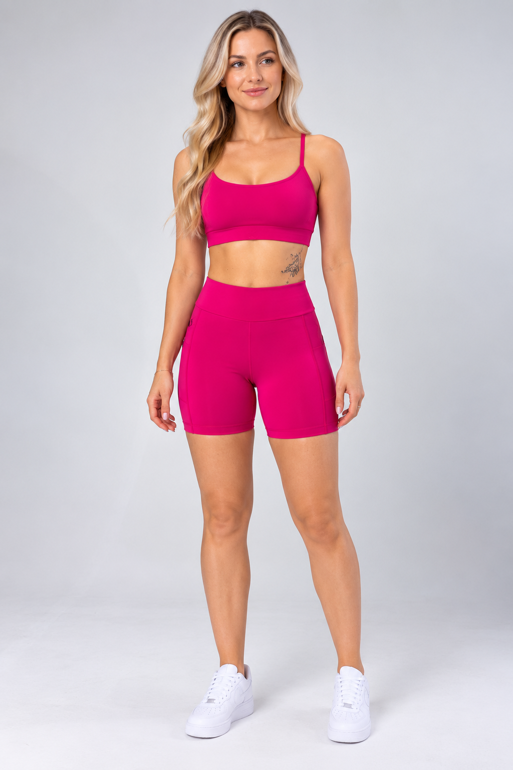 BERMUDA FEMININA MEIA COXA SUPLEX